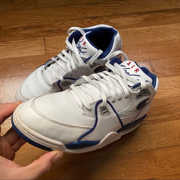 Mens Nike Air Flight 89 True Blue Shoes (2020) - Picture 3 of 14